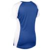 Infinite V-Neck Short Sleeve Softball Jersey, Girls' Large, Royal view 2