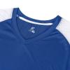 Infinite V-Neck Short Sleeve Softball Jersey, Girls' Large, Royal view 3