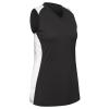 Infinite V-Neck Racerback Softball Jersey, Women's Small, Black view 1