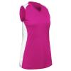 Infinite V-Neck Racerback Softball Jersey, Women's Medium, Fuchsia view 1