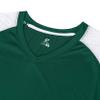 Champro Infinite V-Neck Short Sleeve Softball Jersey, Girls' Large, Forest Green view 3