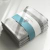 Luzia Striped Workout Towel for Sweat (Pack of 4) - Premium Quality 100% Turkish Cotton - Lightweight and Super Absorbent for Exercise, Sports, Workout, Fitness, Gym, Yoga, Running (Gray) view 1