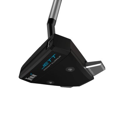 2022 Indi Golf Putter (Jett, Slant Neck, Black, Left Hand, 35 Inches)