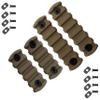 GOTICAL 7 Slots Section for Handguard Seven Slots Set of 2 Pieces Red (5 and 7 Slot - FDE)