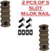 GOTICAL 7 Slots Section for Handguard Seven Slots Set of 2 Pieces Red (5 and 7 Slot - FDE) view 2