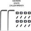 GOTICAL 7 Slots Section for Handguard Seven Slots Set of 2 Pieces Red (5 and 7 Slot - FDE) view 4