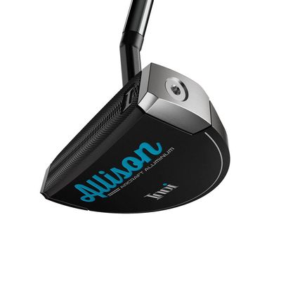 2022 Indi Golf Putter (Allison, Slant Neck, Black, Right Hand, 34 Inches)