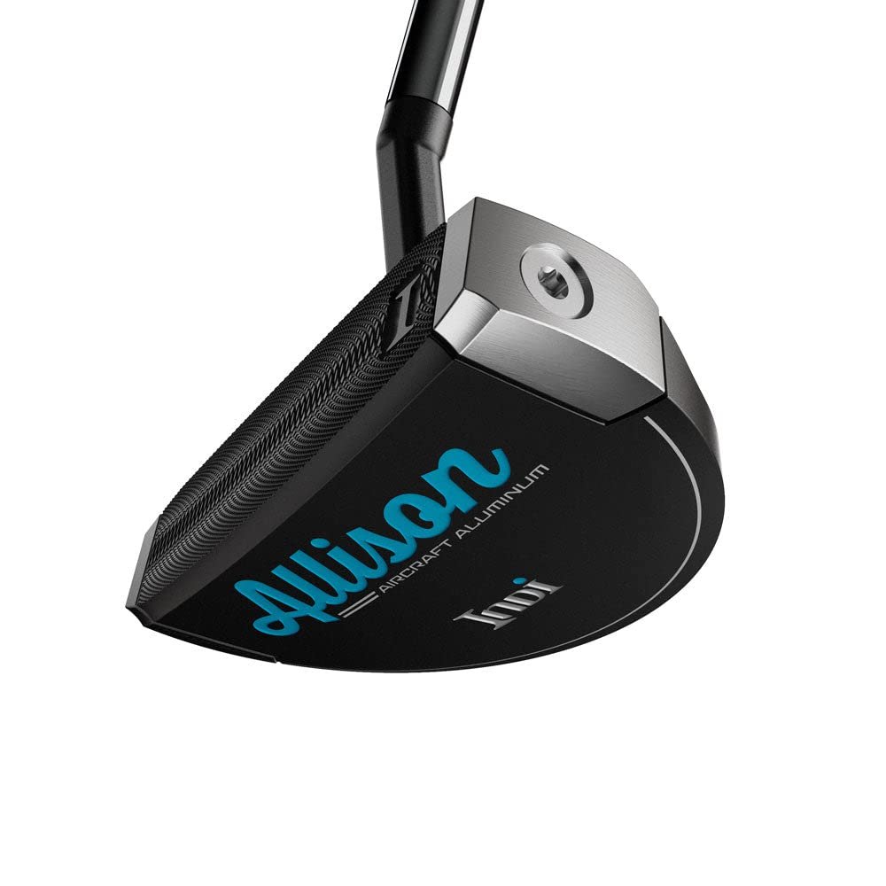 2022 Indi Golf Putter (Allison, Slant Neck, Black, Right Hand, 34 Inches)