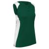 Infinite 2-Button Sleeveless Softball Jersey, Girls' Small, Forest Green view 1