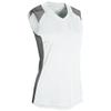 Champro Infinite 2-Button Sleeveless Softball Jersey, Women's 2X-Large, White view 1
