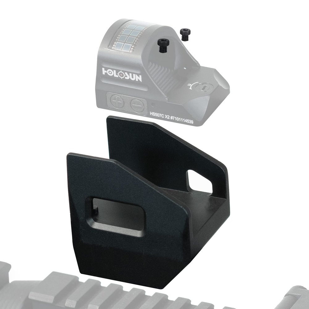 Monstrum Sentry Micro Red Dot Riser Mount | Absolute Co-Witness | Compatible with Trijicon RMR/Holosun HS407C/HS507C/HS508T Red Dots