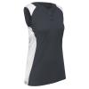Infinite 2-Button Sleeveless Softball Jersey, Women's Small, Graphite view 1