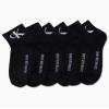 Calvin Klein Men's High Quarter Socks - 6 Pack Breathable Soft Cushioned Mini Crew Athletic Socks for Men (Shoe Size: 7-12), Size 7-12, Black view 4