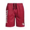 Oklahoma Sooners NCAA Mens Solid Wordmark Traditional Swimming Trunks view 1