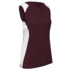 Infinite 2-Button Sleeveless Softball Jersey, Girls' Medium, Maroon view 1