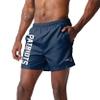 New England Patriots NFL Mens Solid Wordmark Swimming Trunks view 2