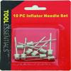 Tool Essentials 10 pc Inflator Needle Set for Sports Balls view 2