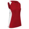 Infinite 2-Button Sleeveless Softball Jersey, Women's Large, Scarlet view 1