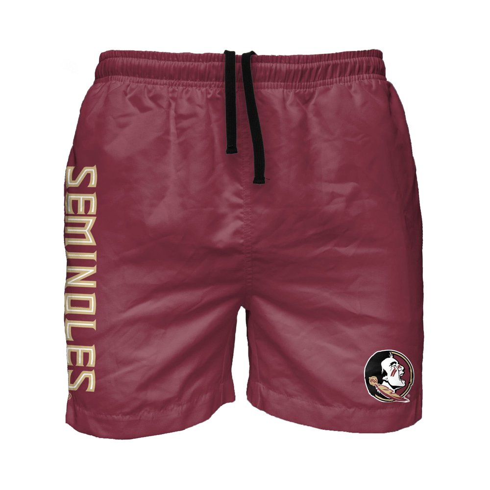 Florida State Seminoles NCAA Mens Solid Wordmark Swimming Trunks