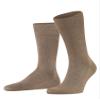 FALKE Men's Sensitive London Socks, Wide Top, Skin-Friendly, Great for Diabetics, Breathable, Sustainable Cotton, Brown (Nutmeg Mel 5410) - Sustainable, 12.5-15, 1 Pair view 1