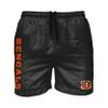 FOCO Cincinnati Bengals NFL Mens Solid Wordmark Swimming Trunks view 1