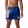 FOCO New York Giants NFL Mens Solid Wordmark Swimming Trunks view 2