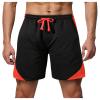 QWENTMTNTY Mens Athletic Shorts 5 Inch Inseam Casual Summer Fitness Shorts Fashion Elastic Waistband Big & Tall Zipper Multi-Pocket view 1