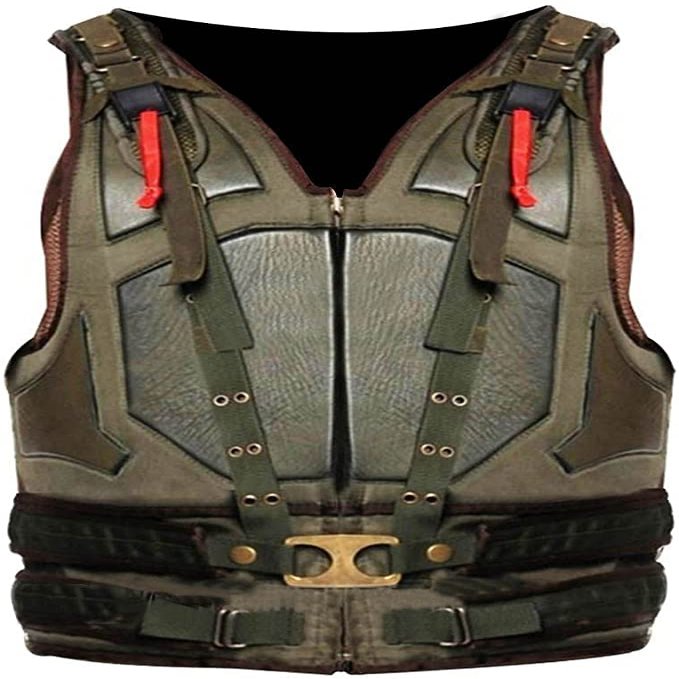 Zulin Men's Green Military Style Tactical Bane Vest | Military Bane Rises Knight Costume For Halloween