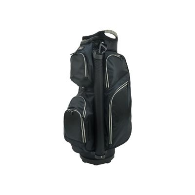 RJ Sports Mission 14 Way Divider Top Golf Cart Bag (Black/Grey)