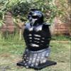 Nautical-Mart Medieval Armor Spartan Muscle Armor Breastplate Armor Helmet Roman Warriors Costume (Gladiator Helmet w/ Cuirass) view 1