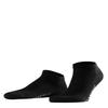 FALKE Women's SC1 Ski Socks, Mid Calf, Ultra Light Cushion, Winter Athletic Sock, Breathable Quick Dry, Merino Wool, Black (Black-Mix 3010), 5-6, 1 Pair view 1