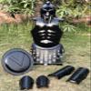 Nautical-Mart Medieval Armor Spartan Muscle Armor Breastplate Armor Helmet Roman Warriors Costume (Complete Gladiator Muscle Set) view 1