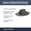 Port Authority Outdoor Ventilated Wide Brim Hat, Sterling Grey, Small/Medium view 4