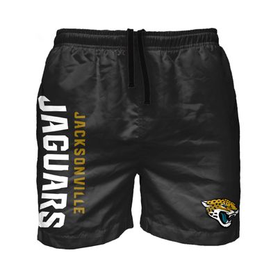 Jacksonville Jaguars NFL Mens Solid Wordmark Swimming Trunks