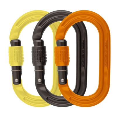 DMM Ultra O Screwgate Carabiner 3 Pack - Lime/Orange/Purple