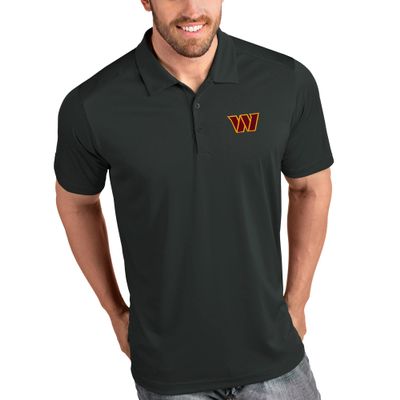 Antigua Men's Gray Washington Commanders Tribute Polo