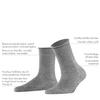 FALKE Women's Active Breeze Socks, Breathable, Cooling, Sustainable Lyocell, Crew, Sweat Wicking, Coolmax Clothing, Black (Black 3000), 8-10.5, 1 Pair view 4