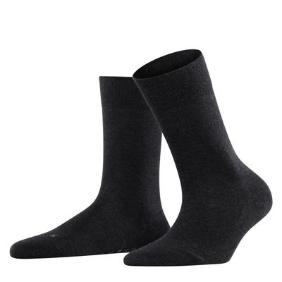 FALKE Women's Sensitive London Socks, Anthracite, 8-10.5