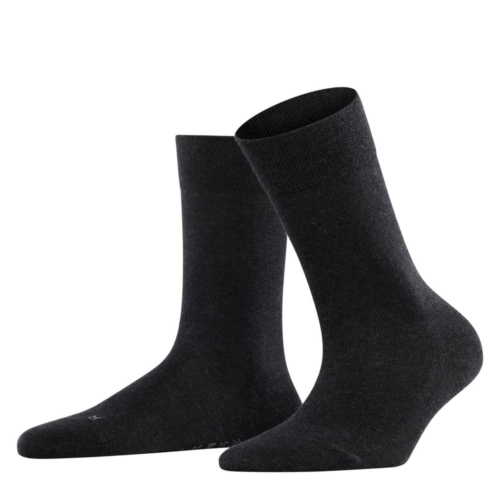 FALKE Women's Sensitive London Socks, Anthracite, 8-10.5