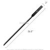 Munetoshi Stainless Steel Metal Sasuke Uchiha Kusanagi Sword Black Blade Shirasaya Anime Samurai Katana Cosplay Costumes view 3