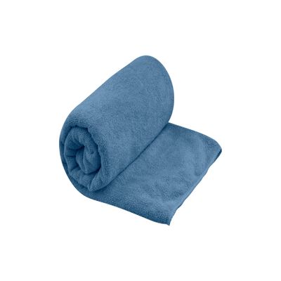 Sea to Summit Tek Towel, Plush Camping and Travel Towel, Medium (20 x 39 inches), Moonlight Blue