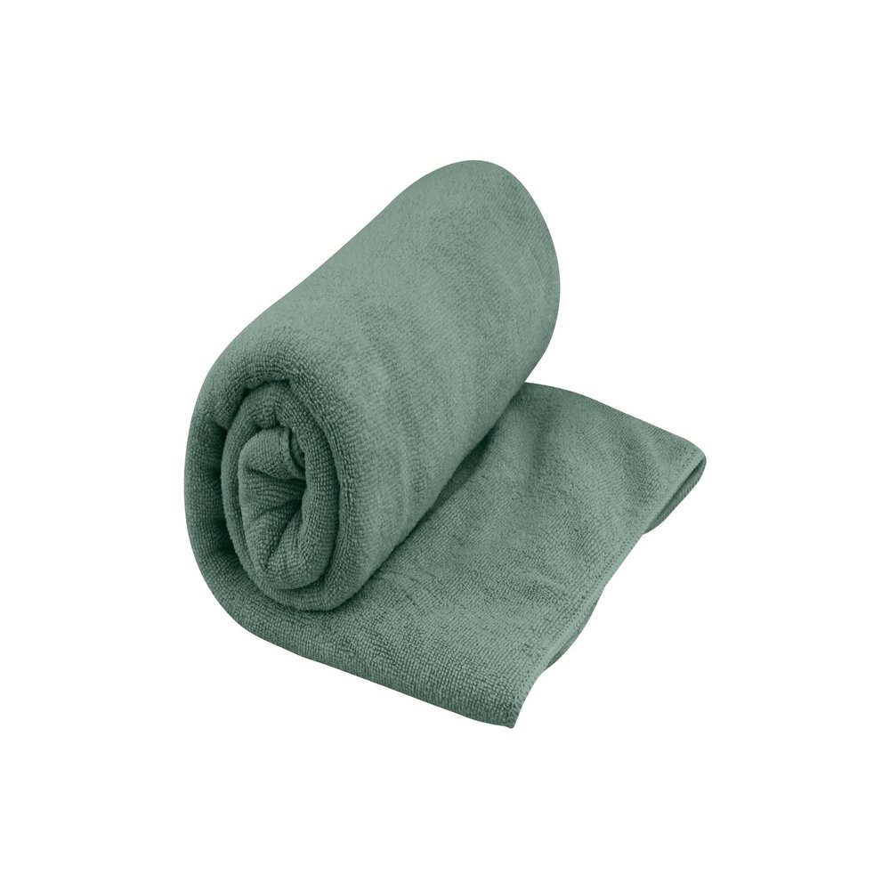 Sea to Summit Tek Towel, Plush Camping and Travel Towel, Large (24 x 47 inches), Sage Green