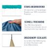 Sea to Summit Portable Pocket Towel for Camping, Gym, and Travel, Large (24 x 48 inches), Moonlight Blue view 4