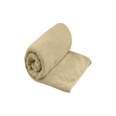 Sea to Summit Tek Towel, Plush Camping and Travel Towel, Medium (20 x 39 inches), Desert Brown