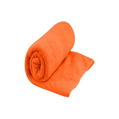 Sea to Summit Tek Towel, Plush Camping and Travel Towel, Large (24 x 47 inches), Outback Orange