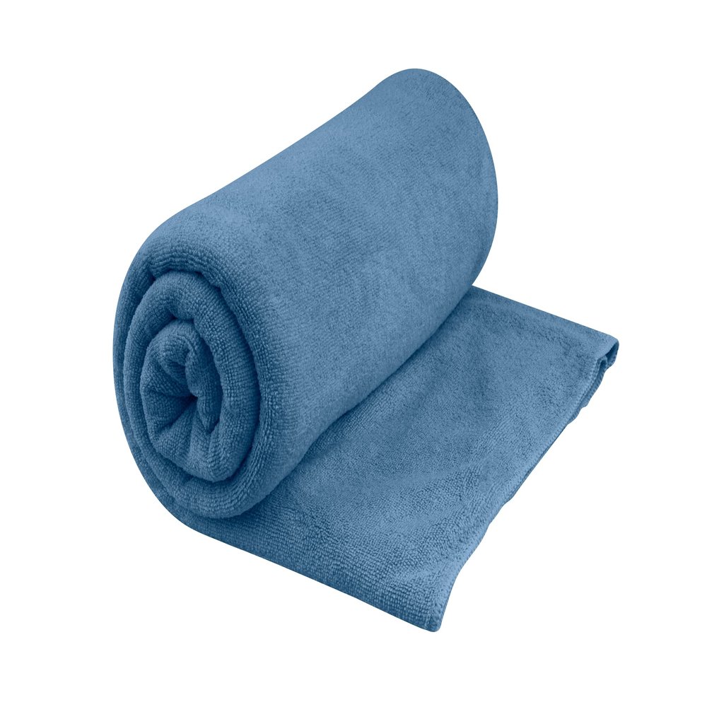 Sea to Summit Tek Towel, Plush Camping and Travel Towel, X-Large (30 x 59 inches), Moonlight Blue