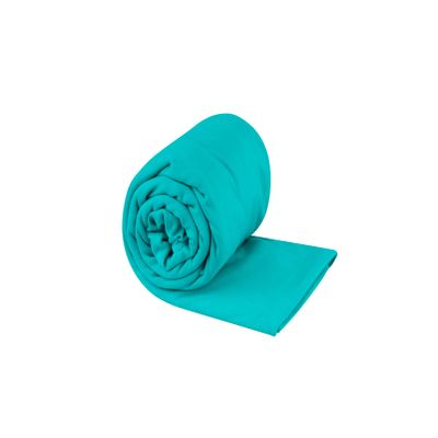 Sea to Summit Portable Pocket Towel for Camping, Gym, and Travel, X-Large (30 x 60 inches), Baltic Blue