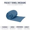 Sea to Summit Portable Pocket Towel for Camping, Gym, and Travel, Medium (20 x 40 inches), Moonlight Blue view 2