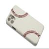 mcmadley Baseball Phone Case for iPhone 13 - Made with Professional Baseball Leather and Raised Red Hand Stitching, Thin Case, Protective Grip, Authentic Leather Cover view 3
