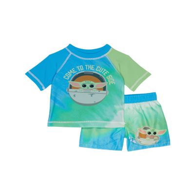 Dreamwave Baby Boy's Yoda Swimwear Set (Infant) Green 18 Months